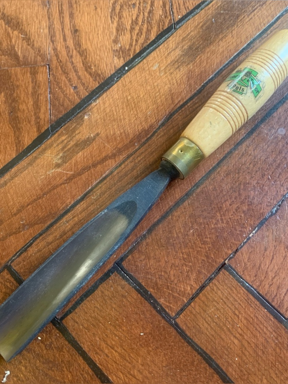 Vintage Henry Taylor Acorn Brand Carving Gouge 16mm No10